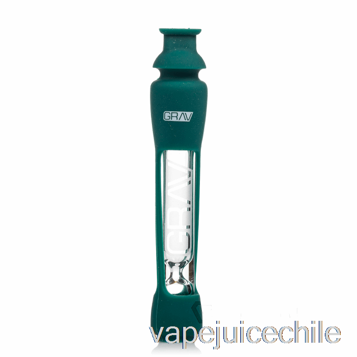 Probador Vape Vhile Grav De 12 Mm Con Piel De Silicona Verde Azulado Oscuro